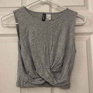 Divided crop top